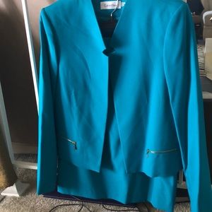Calvin Klein two price fitted suit.